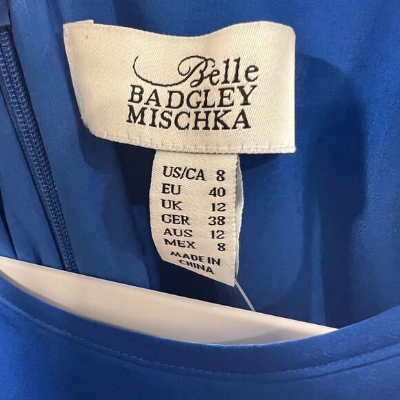 BADGLEY MISCHKA Jackie Dress in Colbalt - Picture 8 of 10